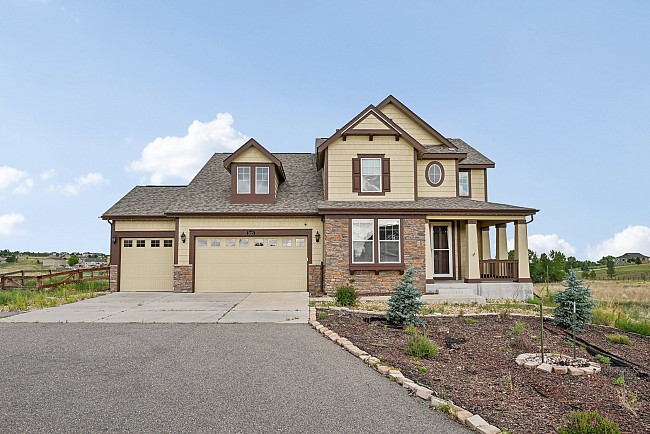 5+ Acres Backing to Open Space!